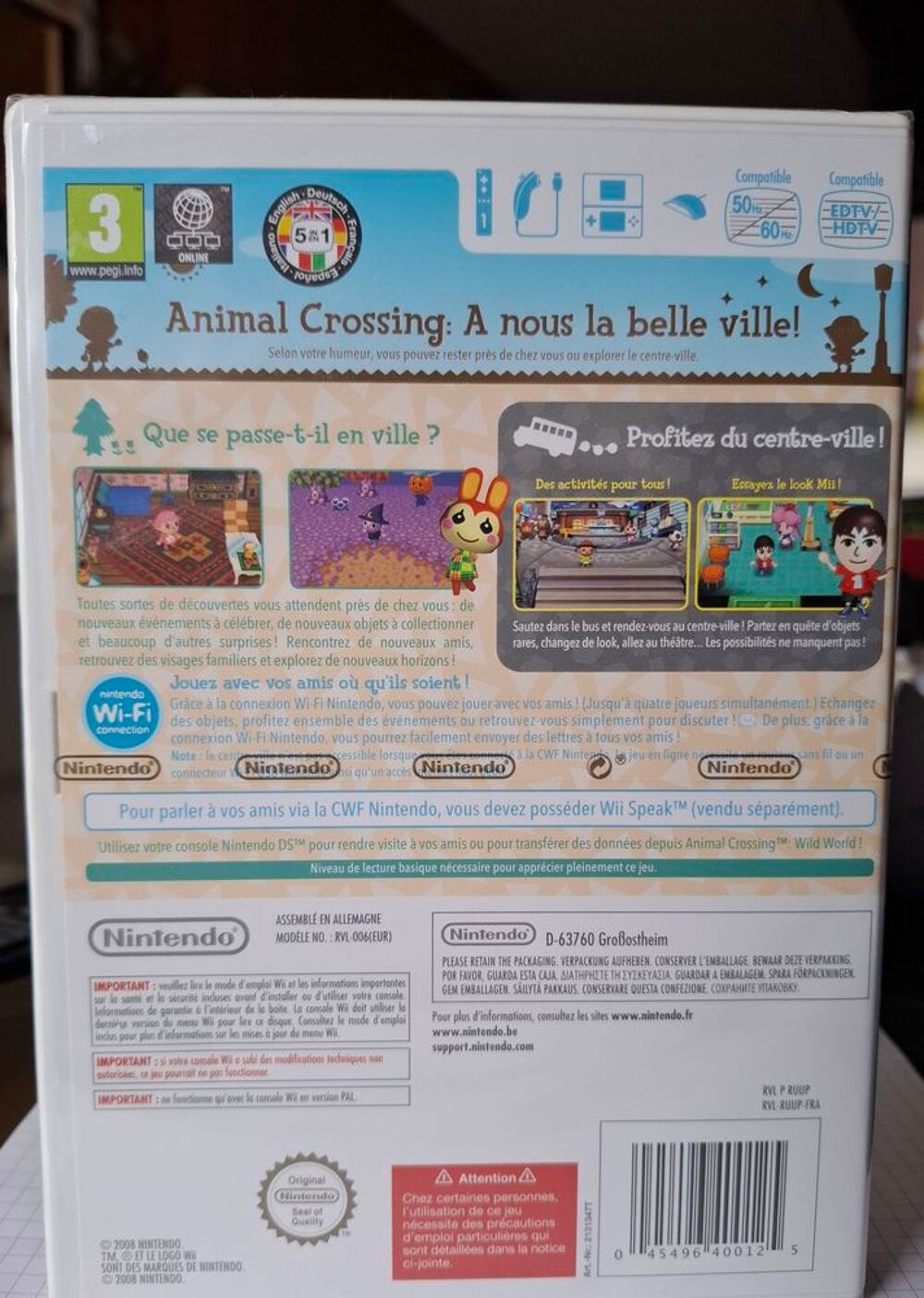 Jeu WII - Animal Crossing Consoles et jeux vidéos