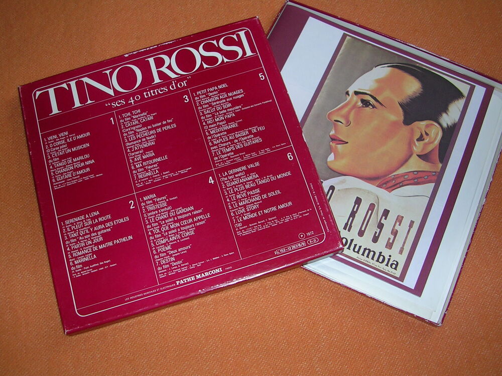 COFFRET TINO ROSSI CD et vinyles