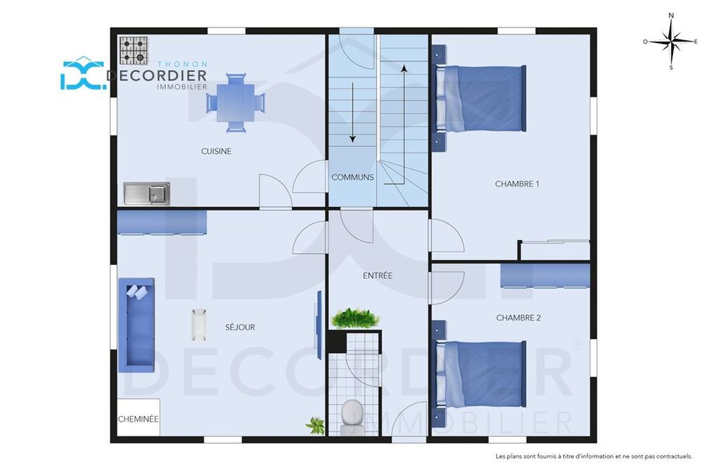 Vente Appartement THONON-LES-BAINS APPARTEMENT T3 57 M² Thonon les bains