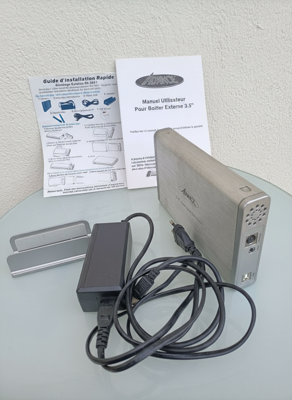 Disque externe 3,5? SATA / USB2.0 Advance BX-3801STS ? compl Matériel informatique
