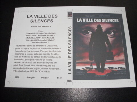 Film :   la ville des silences   40 Saint-Mdard-en-Jalles (33)
