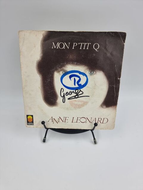 Vinyle 45 tours Anne Leonard : Mon P'tit Q avec fourreau 2 Vulbens (74)
