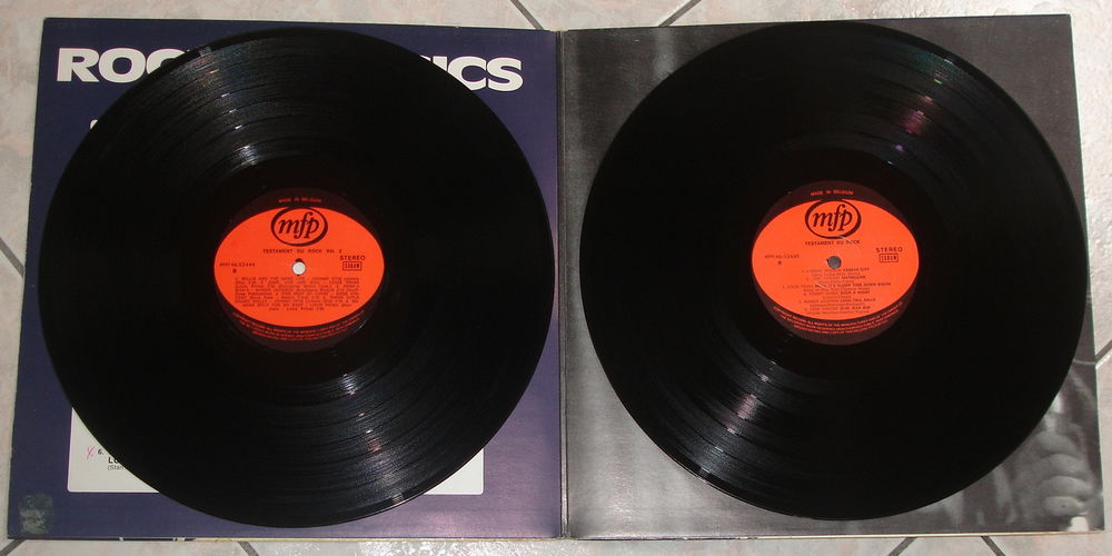 ROCK CLASSICS -2x33t- GENE VINCENT-LOUIS PRIMA-WANDA JACKSON CD et vinyles