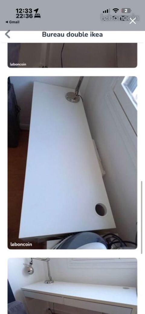 bureau double IKEA Alfortville (94)