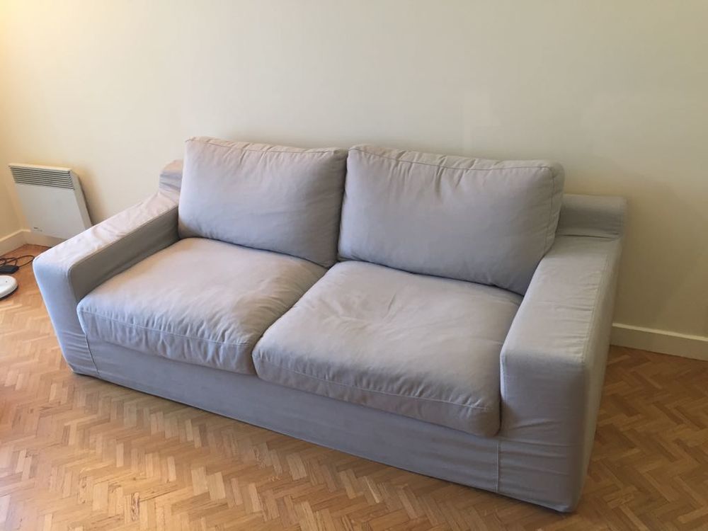 canap&eacute; 3pl maisons du Monde Gris Urgent Meubles