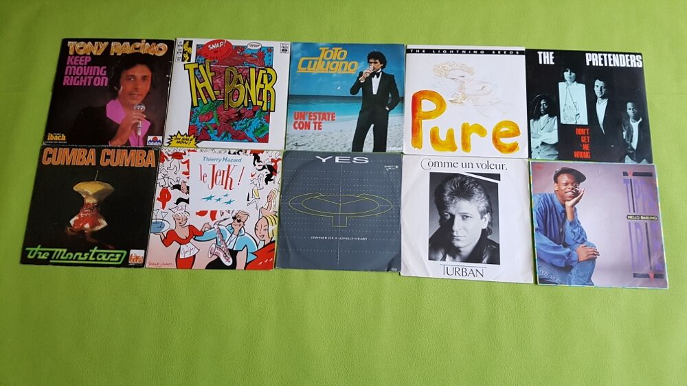 LES 45T PHOTO 3 CD et vinyles