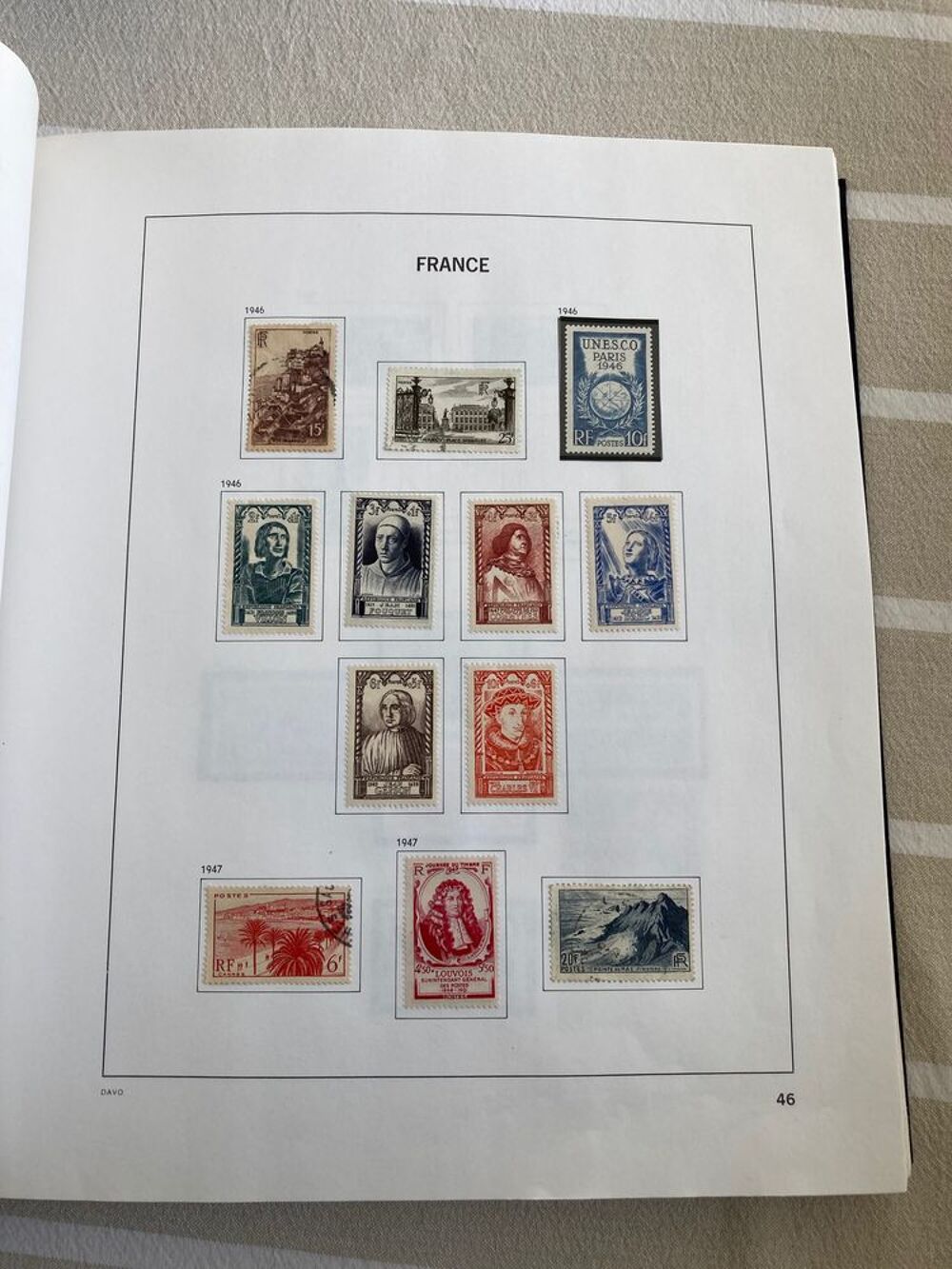 ALBUM DE TIMBRES FRANVCE 