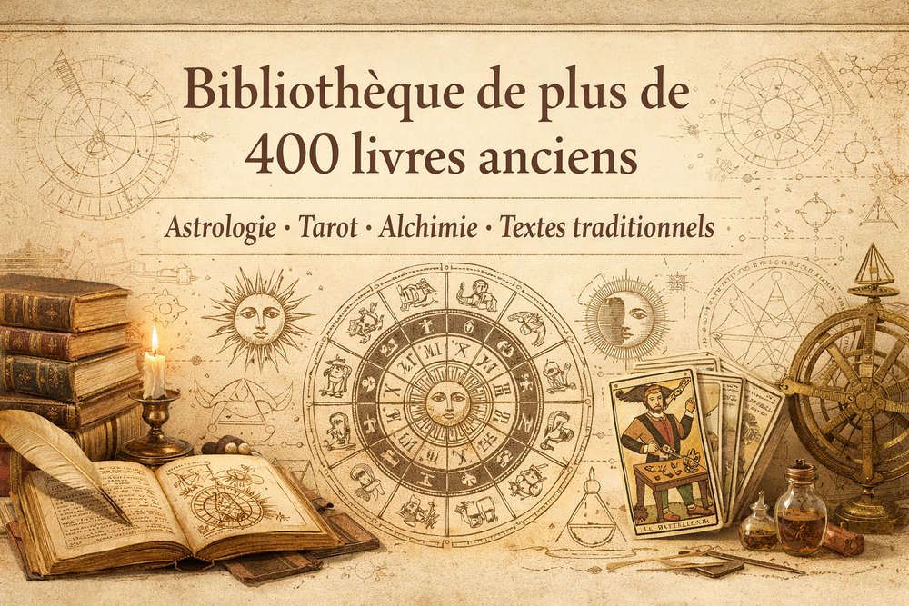 Biblioth&egrave;que Occulte - 400 ouvrages anciens ? Magie Alchimie Livres et BD