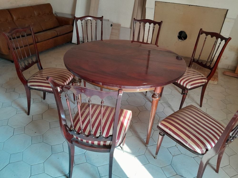 Table R&eacute;gency + 6 chaises Meubles
