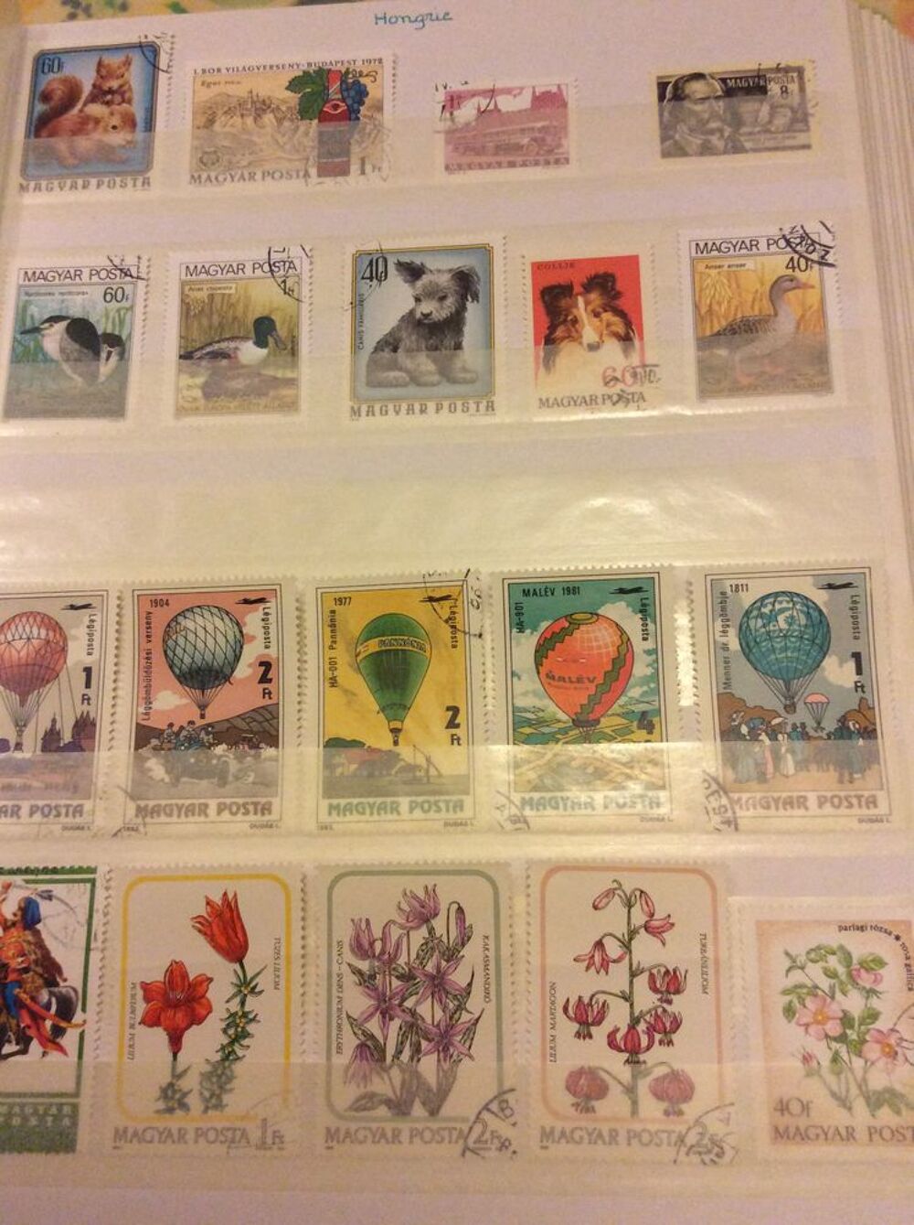 Album de Timbres Fran&ccedil;ais et &Eacute;trangers 