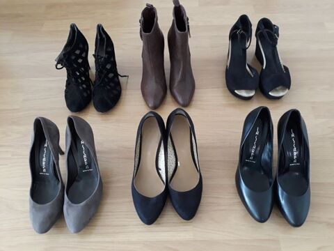 chaussures occasion bon tat 2 paires de bottines et 4 paires de chaussures 20 Courbevoie (92)