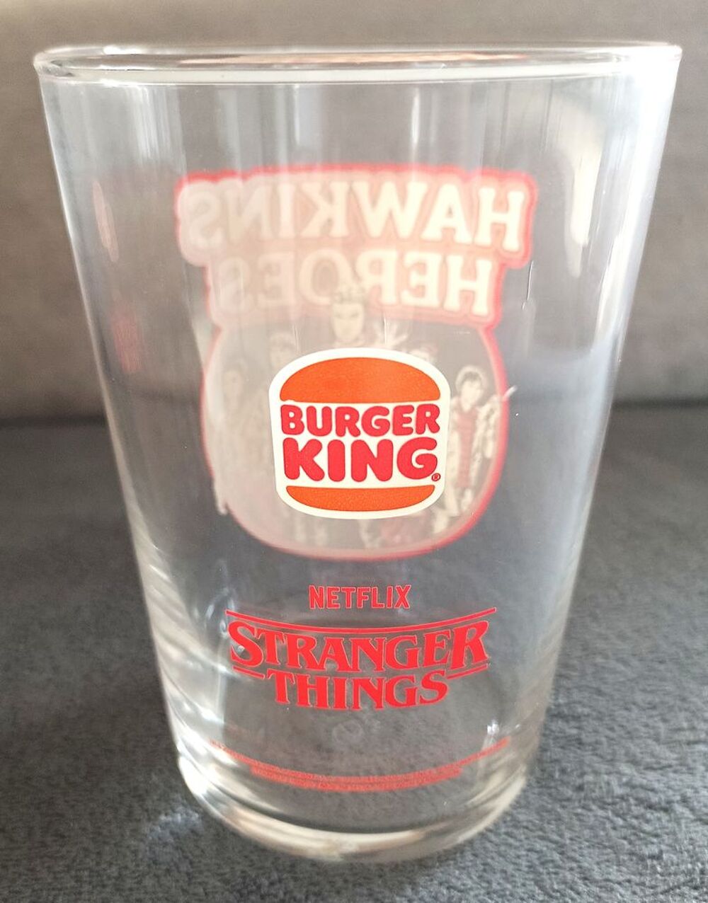 Verre Collector Stranger Things x Burger King - Hawkins Hero 
