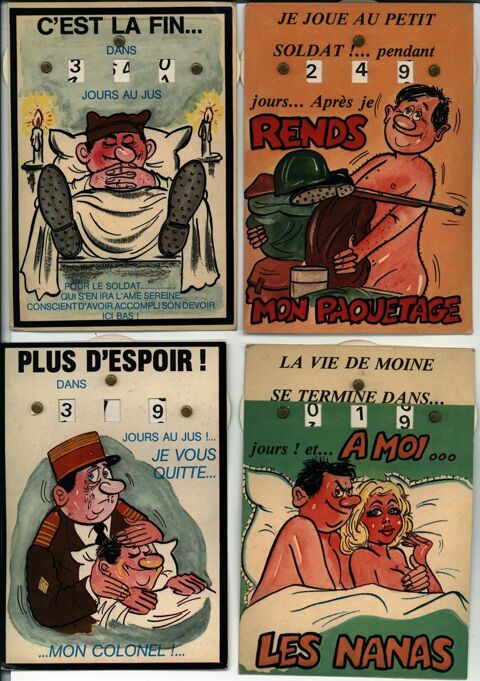 Lot de 10  cartes postales humoristiques anciennes
25 Sept�mes-les-Vallons (13)