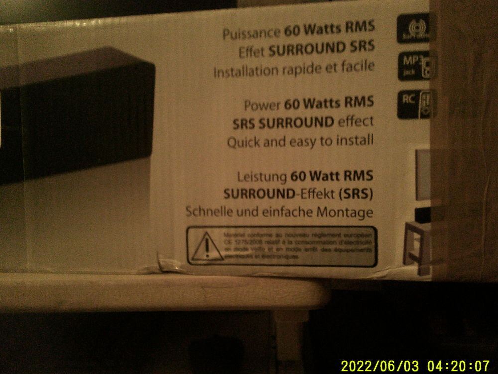 TV SOUND BOUSTER ( BARRE de SON ) Audio et hifi