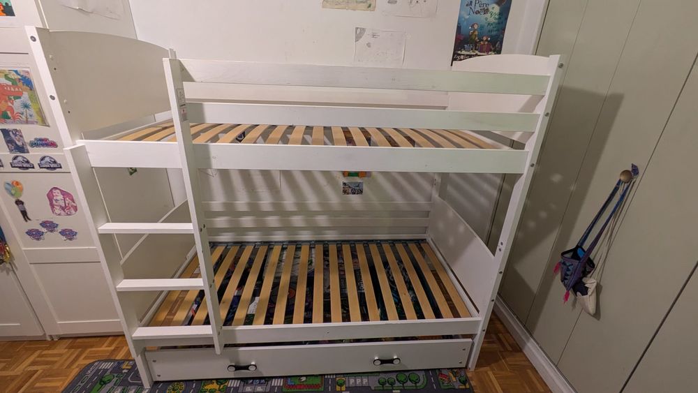 Lits superpos&eacute;s enfants adapt&eacute;s petits espaces Mobilier enfants