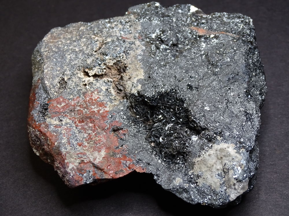H&eacute;matite + partiellement Fleur de Fer Saphoz Haute-Sa&ocirc;ne Fra 