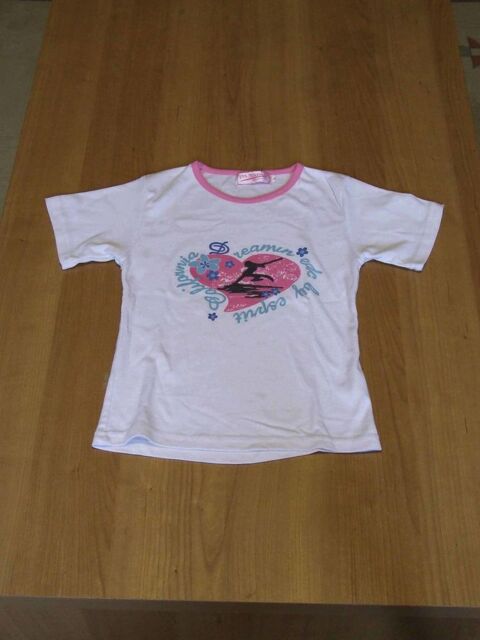Tee-shirt manches courtes, PARADISE, Blanc, 8 ans 1 Bagnolet (93)