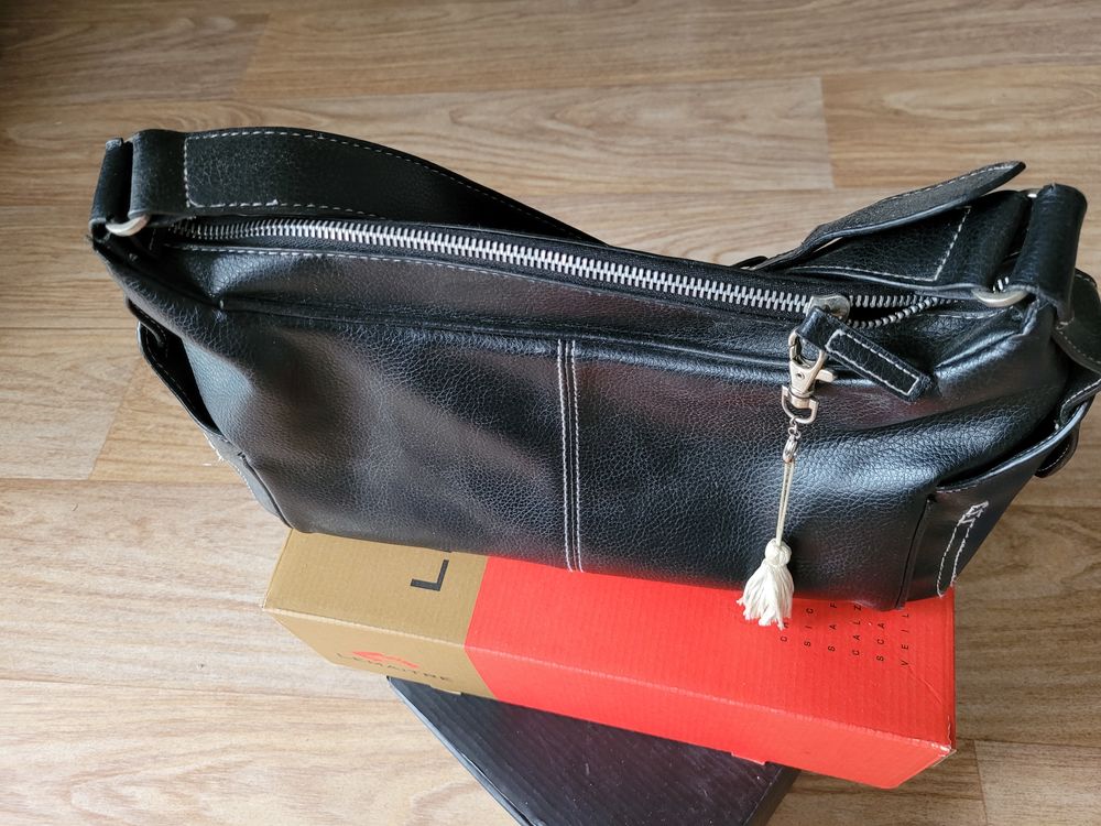 Sac bowling en cuir Gino Casti Maroquinerie