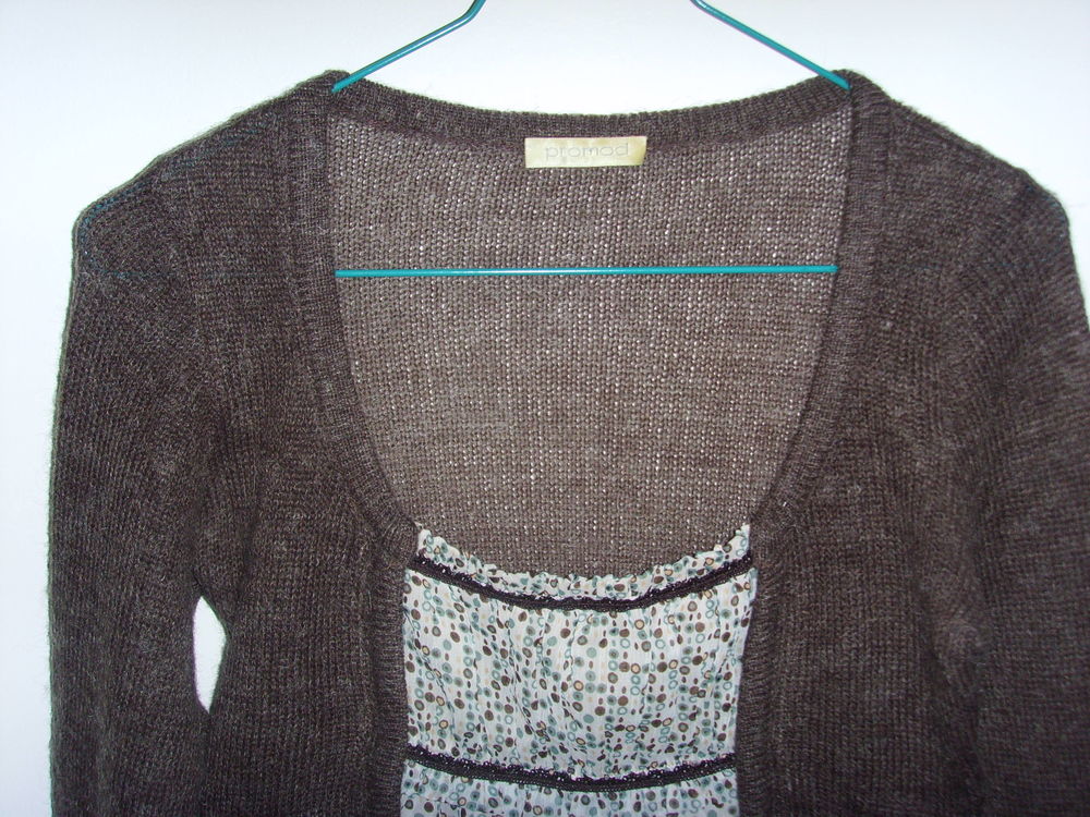 Tunique Pull 2 mati&egrave;res Vêtements