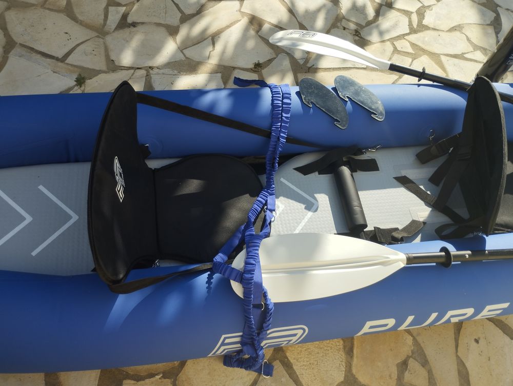 Kayak gonflable 2 places avec accessoires Sports