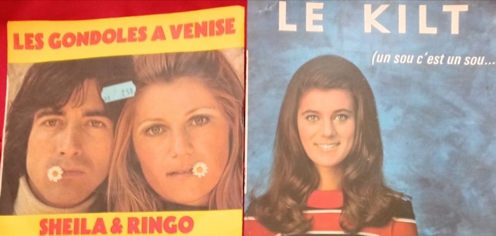 SHEILA / 19 X DISQUES VYNIL 45 TOURS CD et vinyles