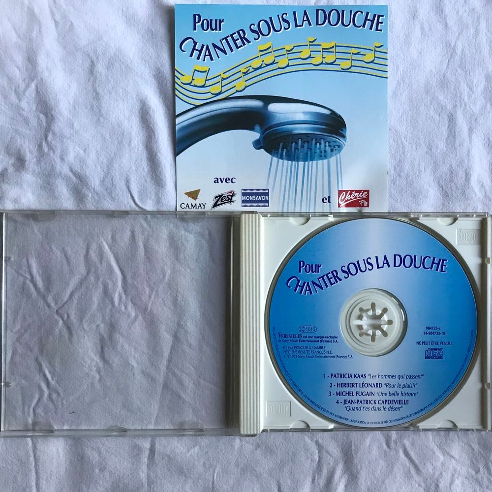 CD Pour Chanter Sous La Douche Objet Publicitaire MonSavon CD et vinyles