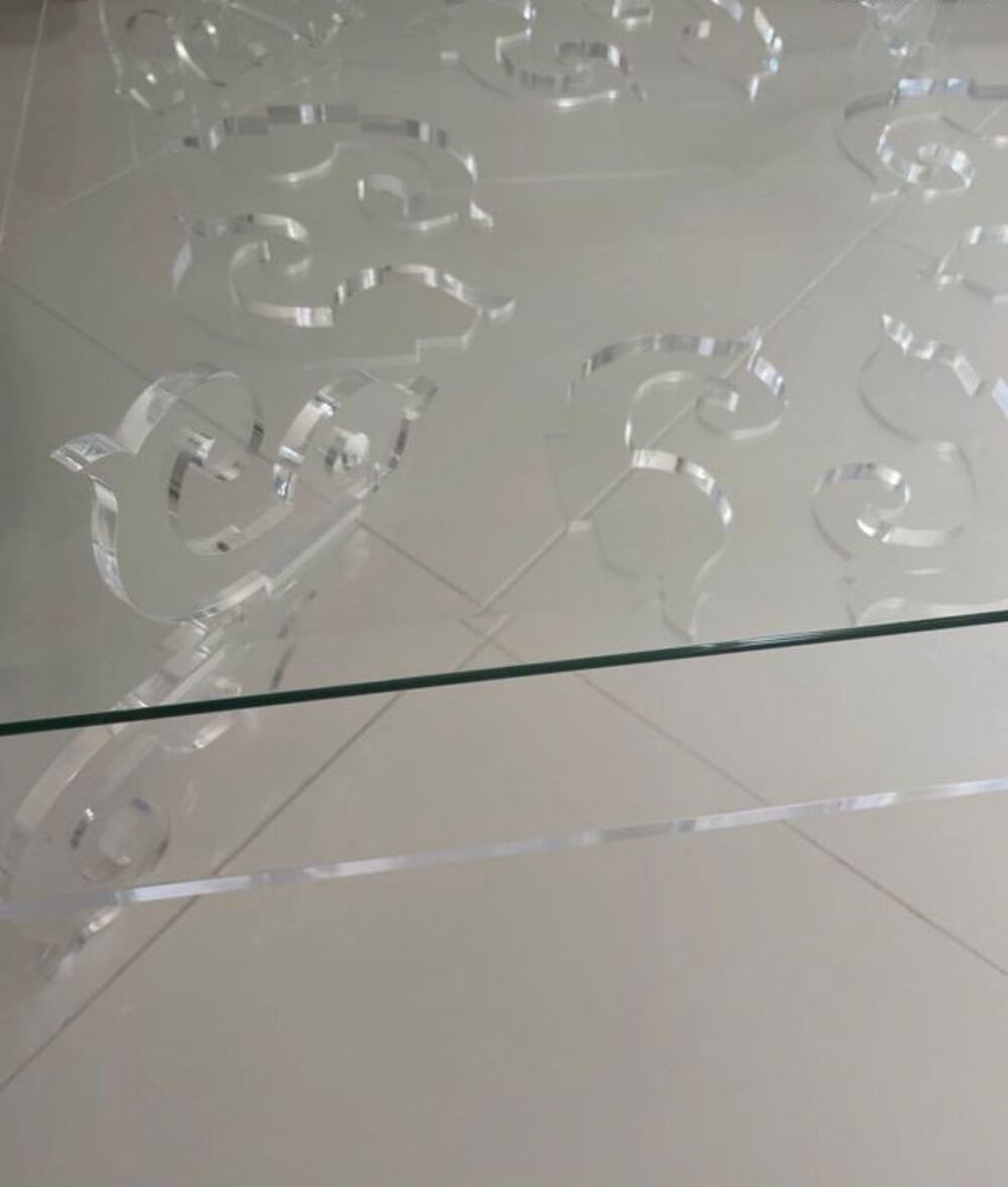 Table Basse en Verre et Plexi Story Meubles