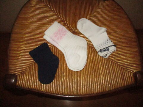 lot de 3 paires de chaussettes bébé 0 Mérignies (59)