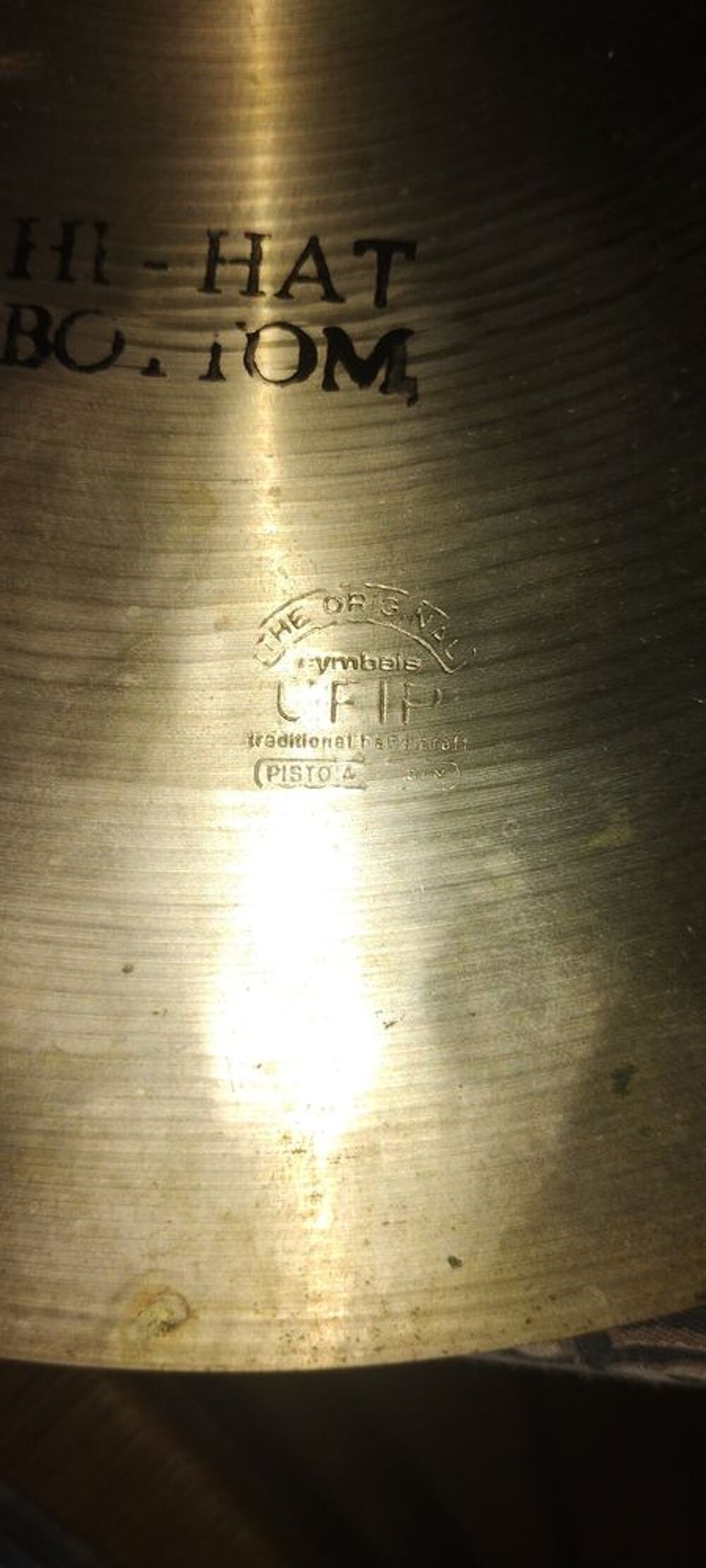 Lot de symbales et membranes batterie de musique Instruments de musique