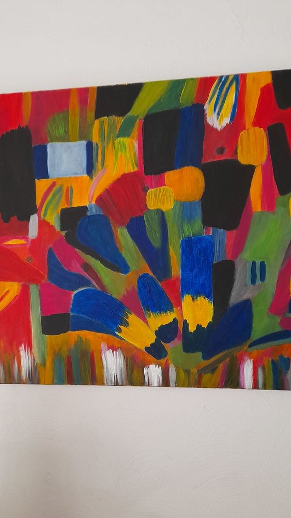 Tableau acrylique abstrait Décoration