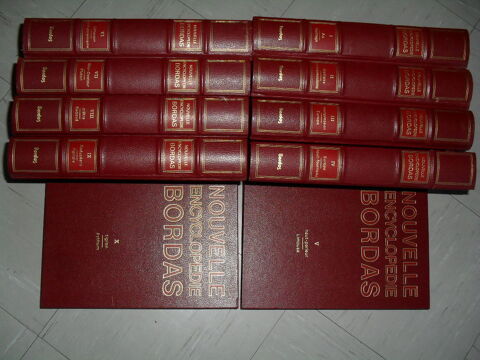 Nouvelle encyclopédie 10 volumes + 1 atlas bordas 1988 12 Toul (54)