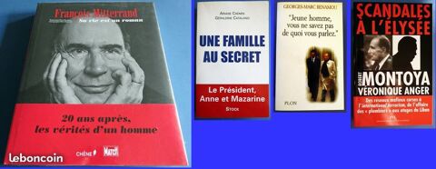 Livre F. Mitterrand Scandales Famille au secret 2 Maisons-Alfort (94)