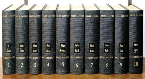Grand Larousse Encyclopdique en 10 volumes 1963 16 Chaumontel (95)