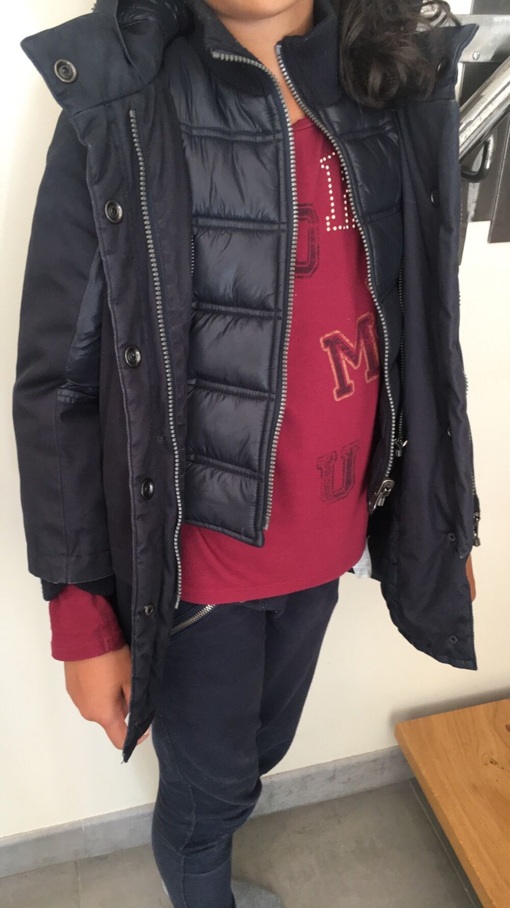 duo manteau-doudoune Vtements