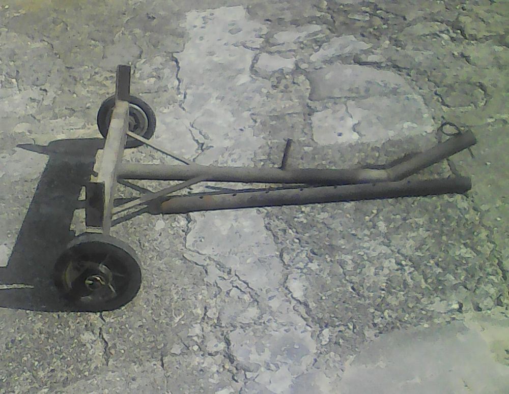 Chariot m&eacute;tallique. Bricolage