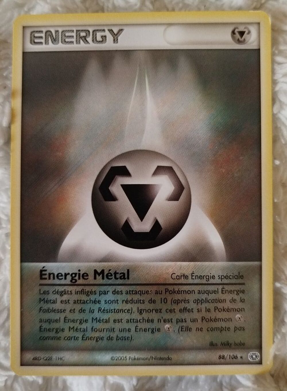 Carte Pok&eacute;mon Energie Metal 
