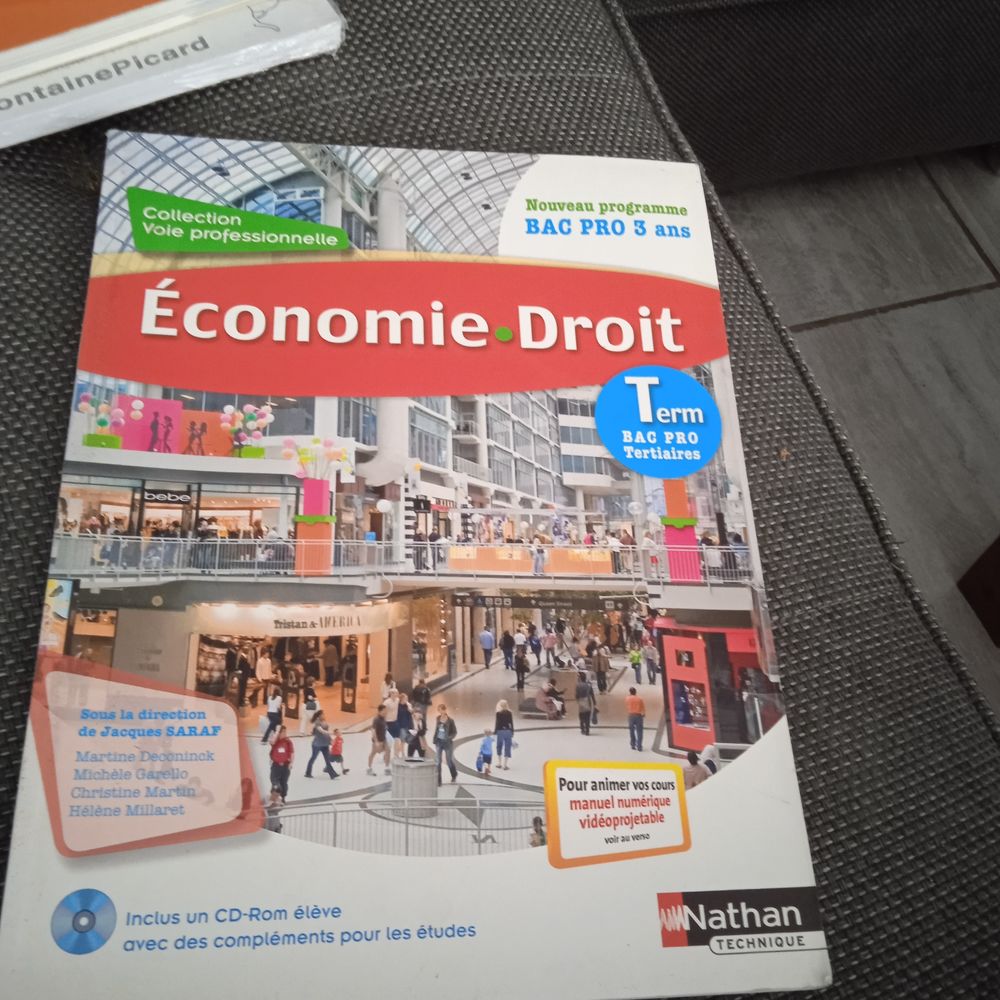 economie Droit bac pro niv terminale ed nathan 2012 isbn 978 Livres et BD