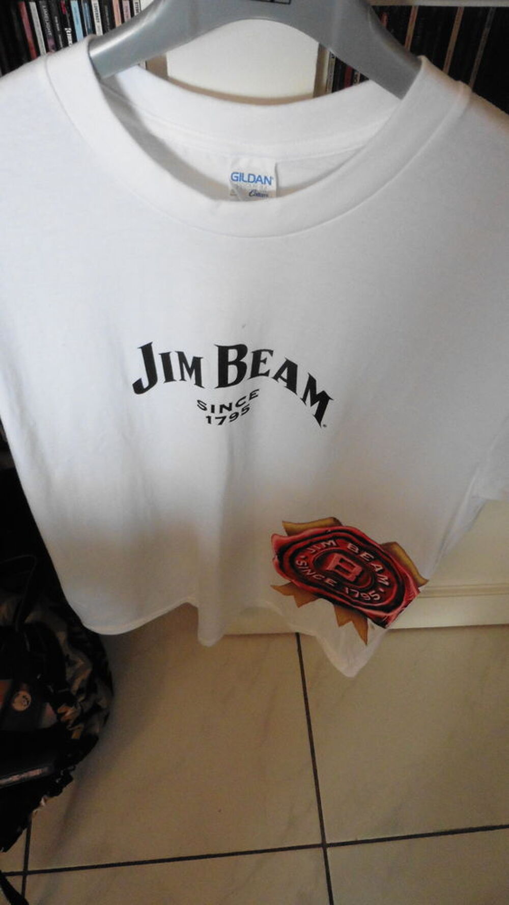 T-shirt Jim Beam Blanc - Marque Gildan Vêtements