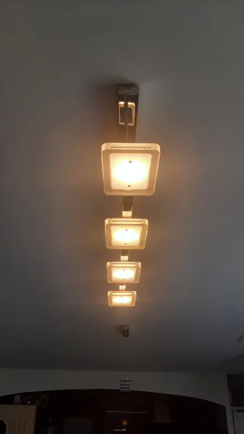 2 Plafonniers lustres led moderne Décoration