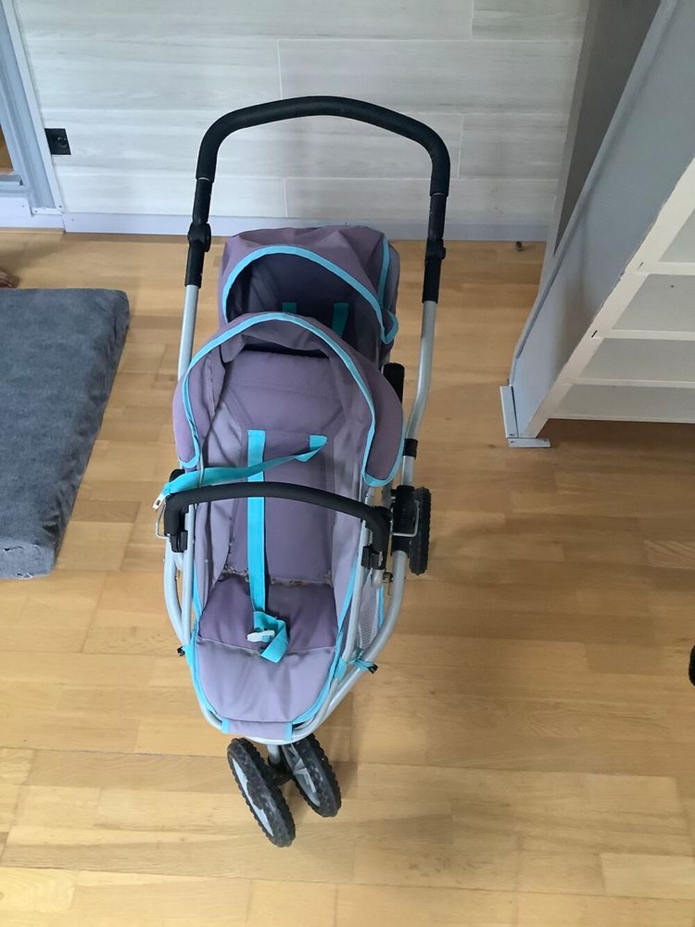Poussette double pour poupees Jeux / jouets