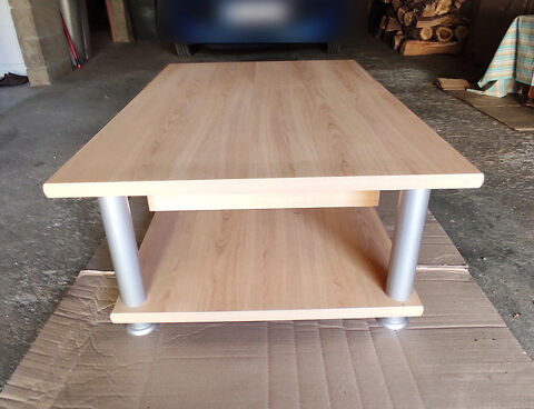 Table basse moderne en bois et pieds en m�tal 10 Thimert-G�telles (28)