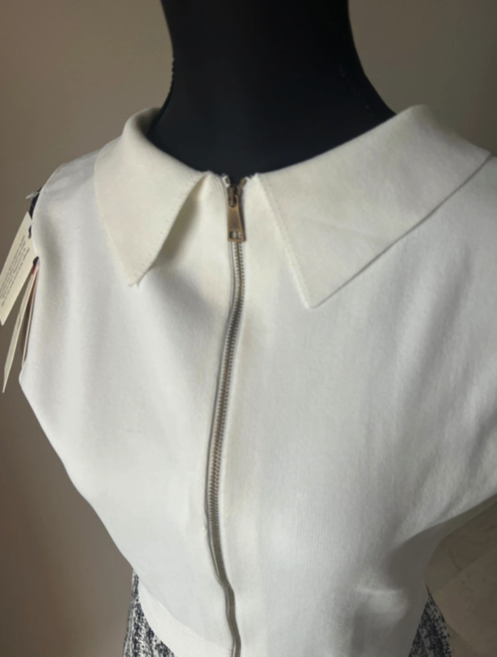robe ted baker knit bodice shift ? noir &amp; blanc ? taille L Vêtements