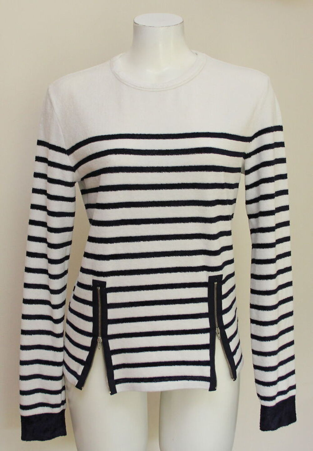 Sweat velours &eacute;ponge marini&egrave;re J.P GAULTIER Vêtements