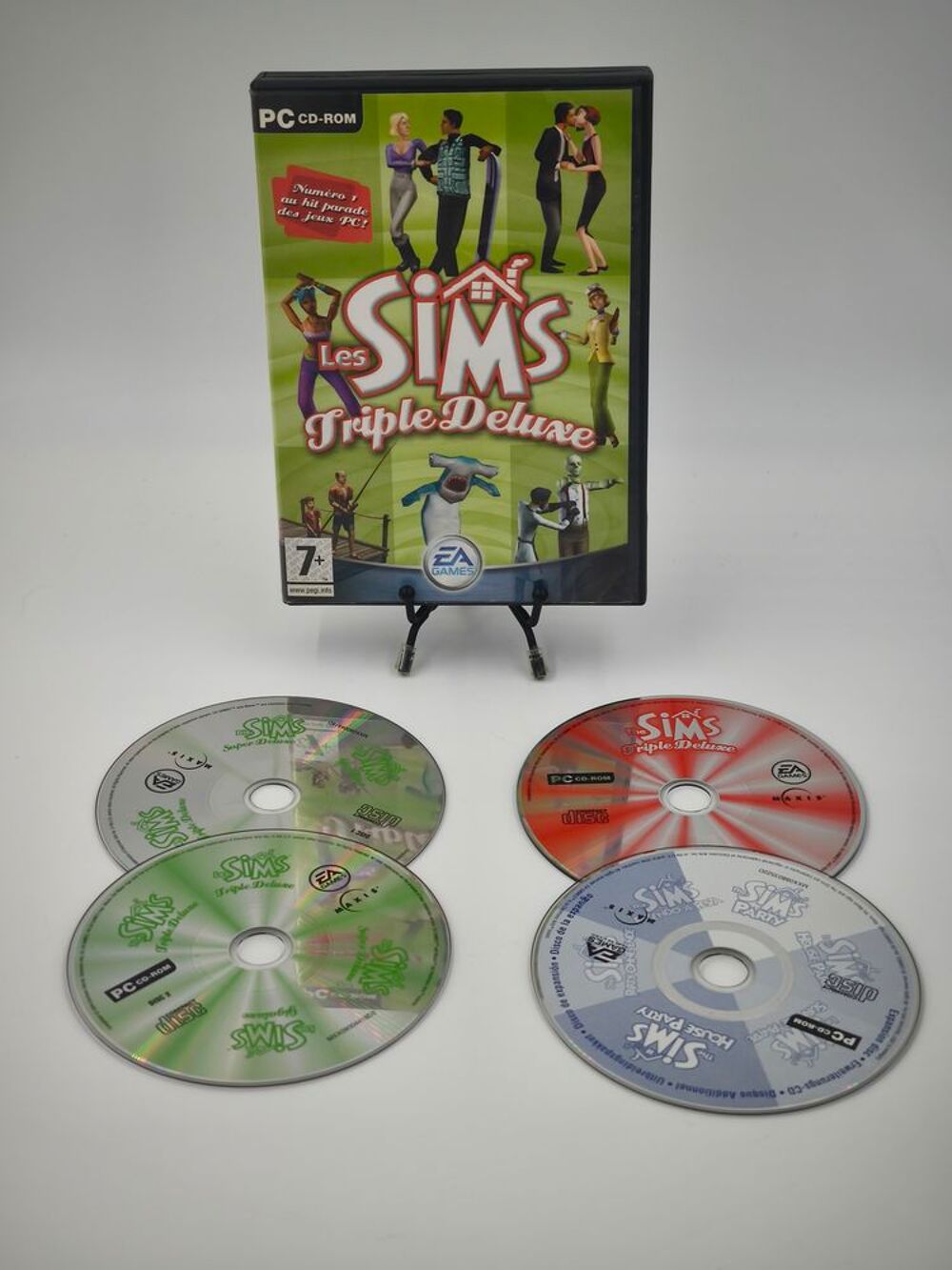 Jeu PC Les Sims Triple Deluxe en boite, sans notices Consoles et jeux vidéos
