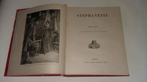 Stéphanette  par René Bazin, illustrations  de Vulliemin, 10 Saumur (49)