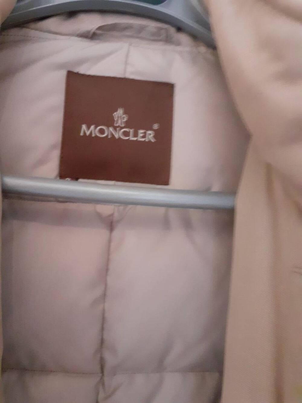 Manteau Moncler beige Vêtements