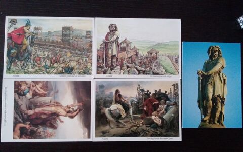 ? Lot de 5 X Cartes Postales Al�sia Vercing�torix ? 3 Joigny (89)