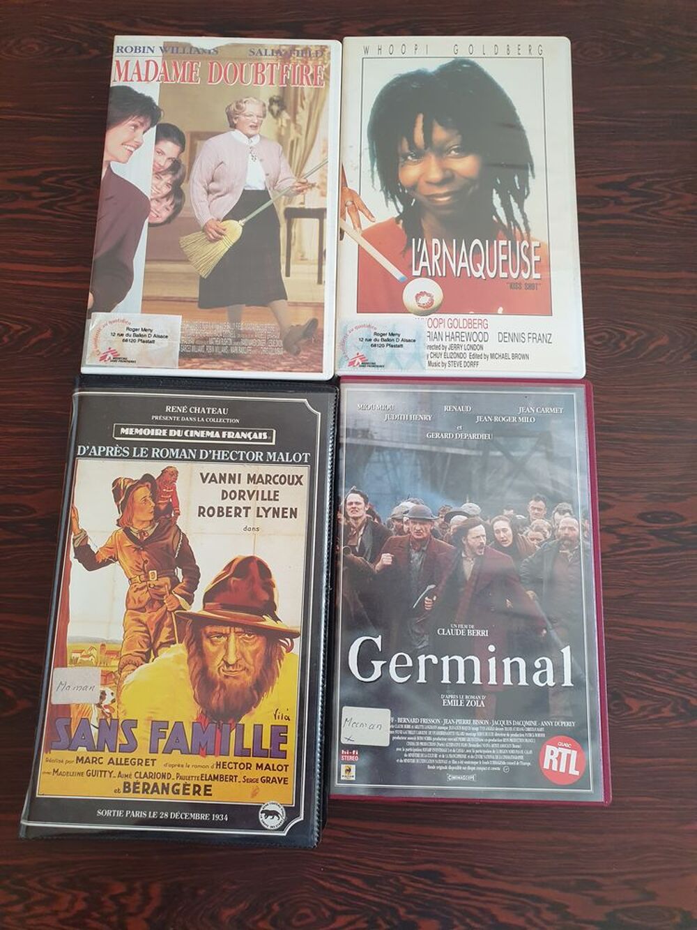 Cassettes VHS Audio et hifi