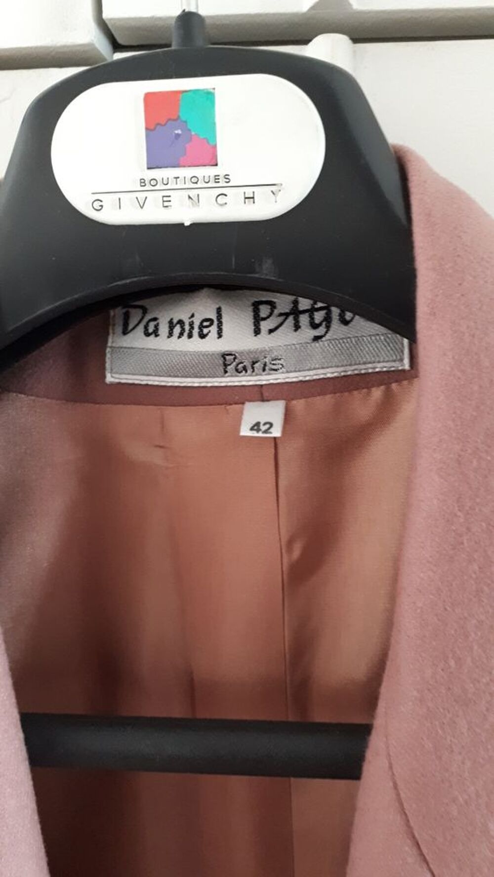 Veste laine et cashmere Daniel Pag&egrave;s -- 42 - EXCELLENT &Eacute;TAT Vêtements