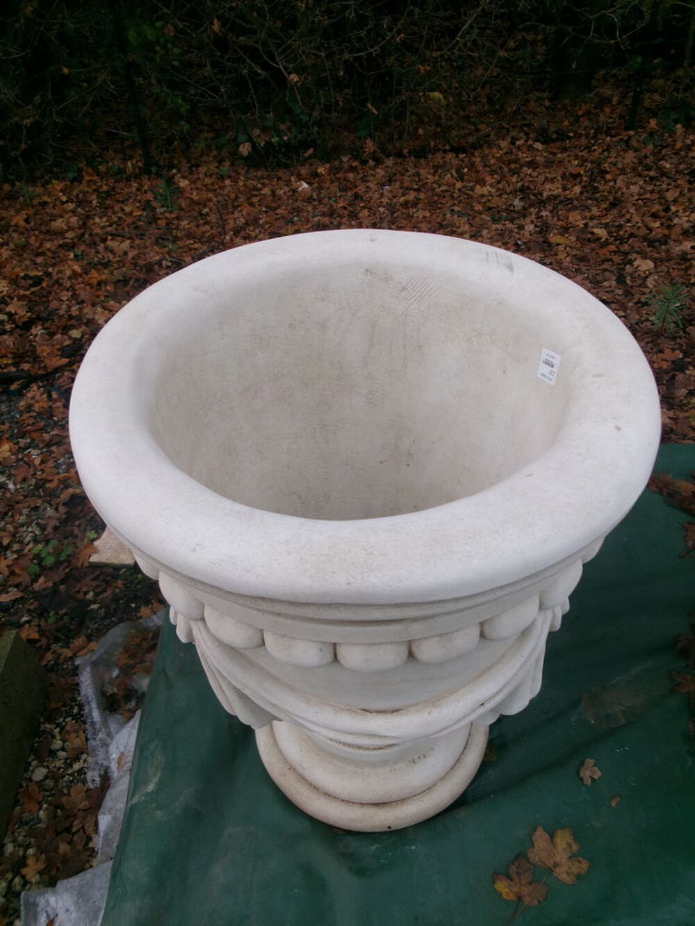 Pot en pierre reconstitu&eacute;e Décoration